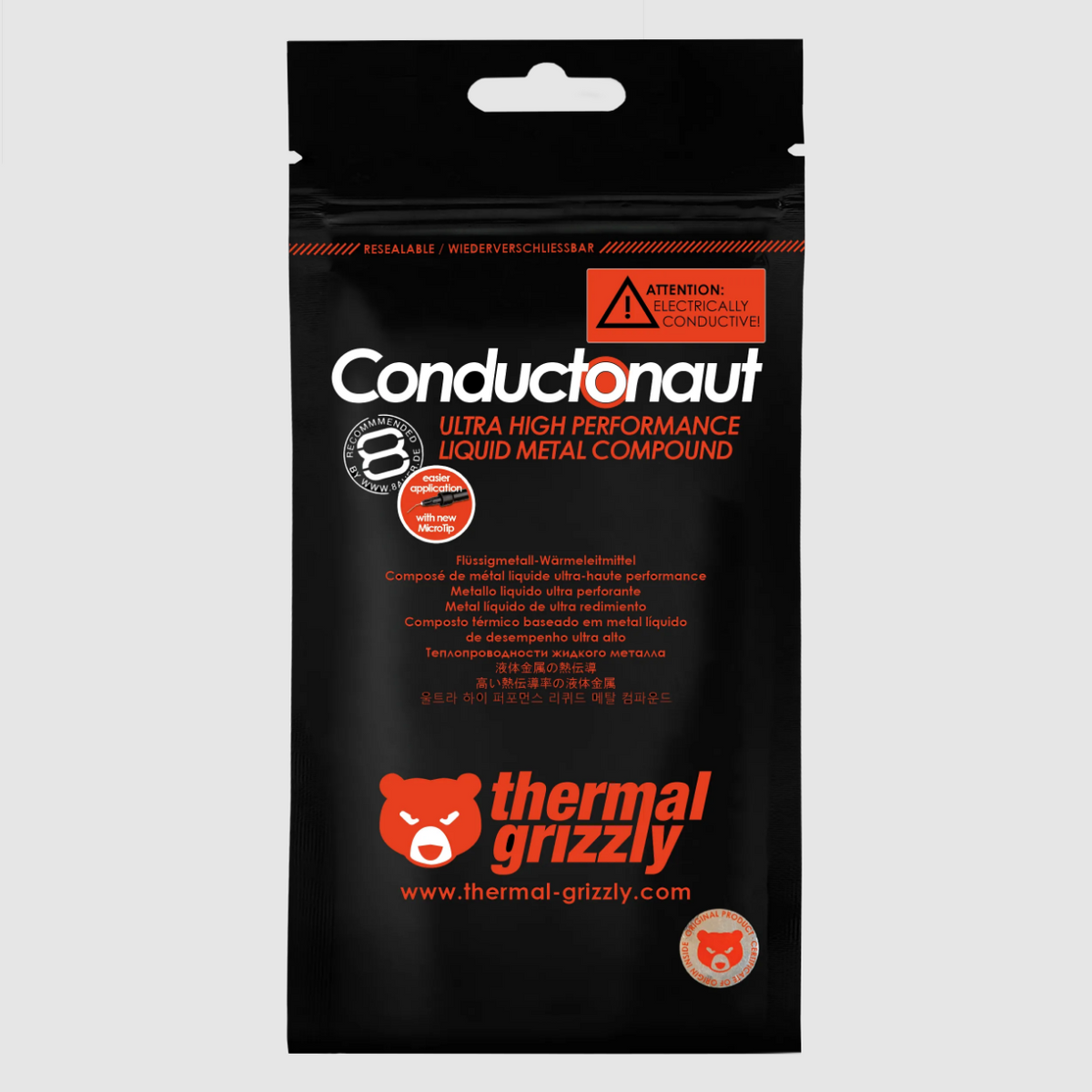 Metal Líquido Thermal Grizzly Conductonaut 1 g