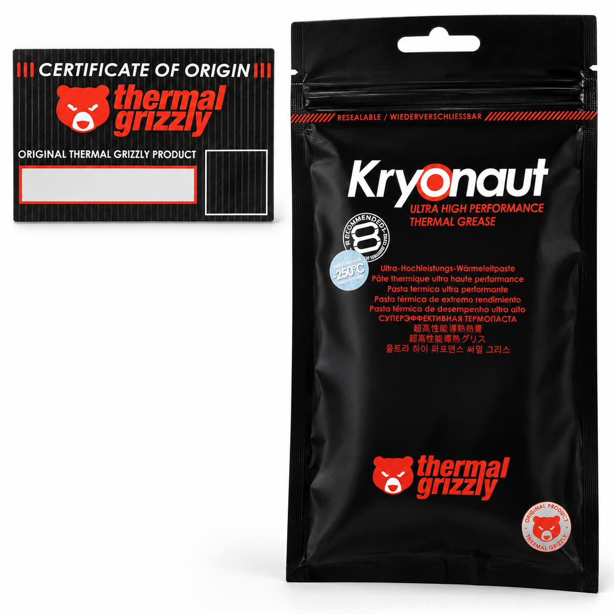 Pasta Térmica Thermal Grizzly Kryonaut 1 g